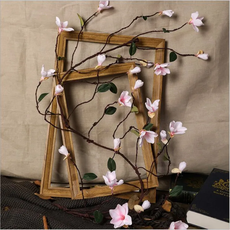 Simulation Vine Decoration Garland Silk Artificial Flowers Party Home Garden Hotel Decor Imitative Flowers Rattan Shielding