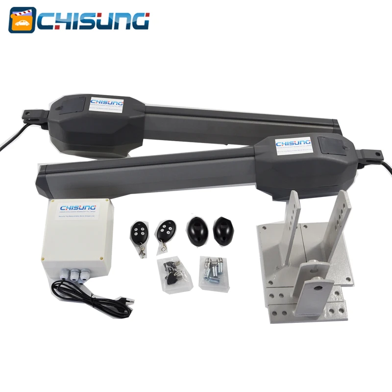 Chisung Gate opener AC220V Dual Arm Swing Gate Opener Kit Supplier with whole accessories