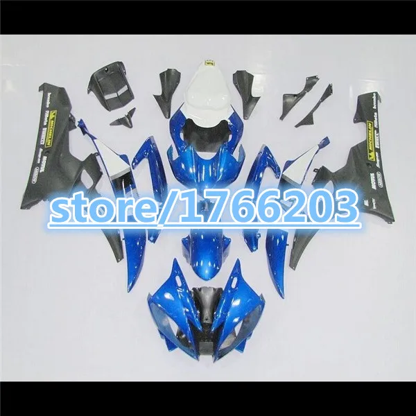 

Injection ABS fairings for YZF-R6 06-07 YZF R6 06 07 Blue black YZF 600 R6 2006 2007 fairing sets Ning