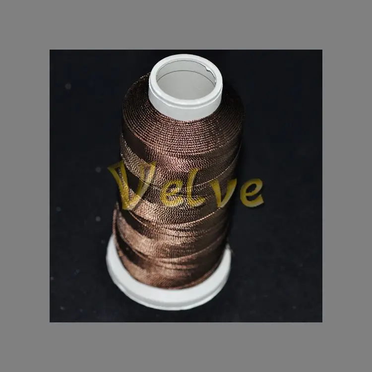 Dongguan factory direct 210D Brown high strength polyester sewing thread