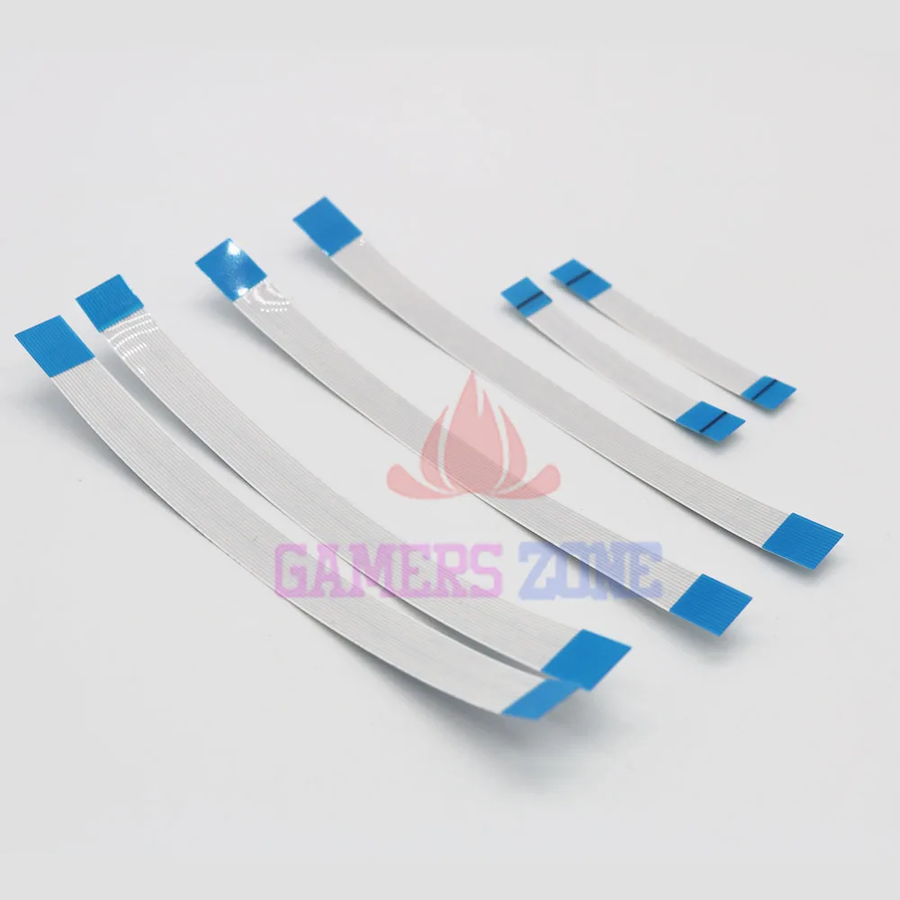 6 قطعة لسوني Dualshock 4 PS4 برو سليم تحكم 12 14 دبوس شحن مجلس الطاقة التبديل كابل 10pin لوحة اللمس فليكس الشريط كابل