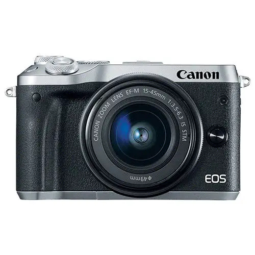 Canon M6 Digital Camera EF-M15-45 IS STM Lens Kit For Canon EOS M6 Mirrorless Digital Camera
