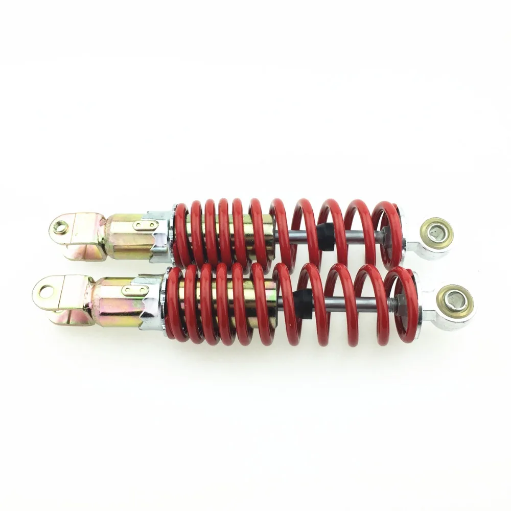 

STARPAD For Motorcycle Rear Shock Absorber Bold Adjustable Rear Shock Absorber 250MM Red Pair