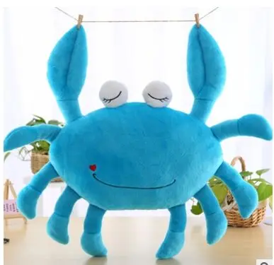 large 60cm cartoon crab plush toy soft doll throw pillow birthday gift s2771