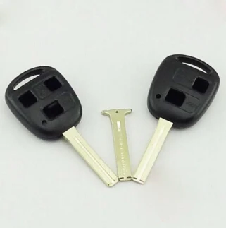 5PCS 2 Buttons or 3 Buttons Remote Key Shell for Lexus With TOY48 Short Key Blade 38MM with T Shape Blade