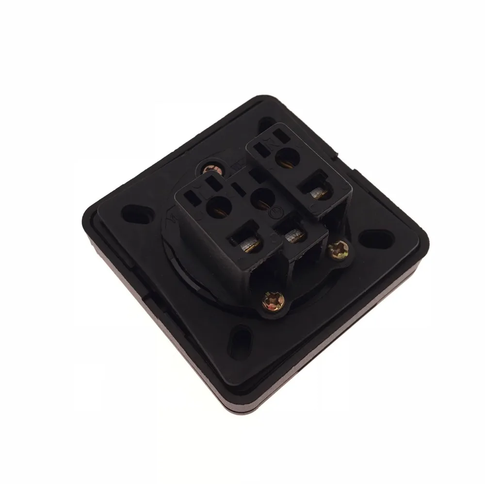 Brazil Waterproof Dustproof Industrial Socket 10A 250V  IP44 AC Power Socket Power Connector Plug Electrical Socket
