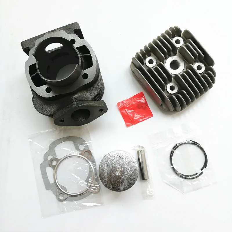 Motorcycle 47mm Cylinder Kit Piston with head 70cc Big Bore Cylinder Barrel Kit for YAMAHA BWS Bump Ng 97-98 47mm/10mm