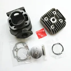 Motorcycle 47mm Cylinder Kit Piston with head 70cc Big Bore Cylinder Barrel Kit for YAMAHA BWS Bump Ng 97-98 47mm/10mm