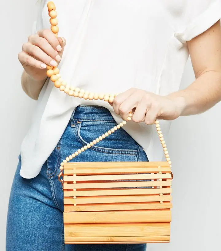 new Summer Women Bag Bamboo Shoulder bag Clutch Handmade Bamboo Beach Bag Environmental Circular Basket Bamboo Clutch