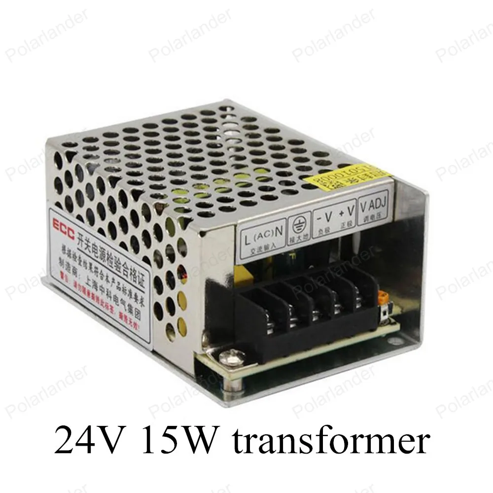 

LED strip Driving mini size power supply AC 220V 50~60HZ to DC 24V 15W High quality Insulating aluminum Lighting Transformer