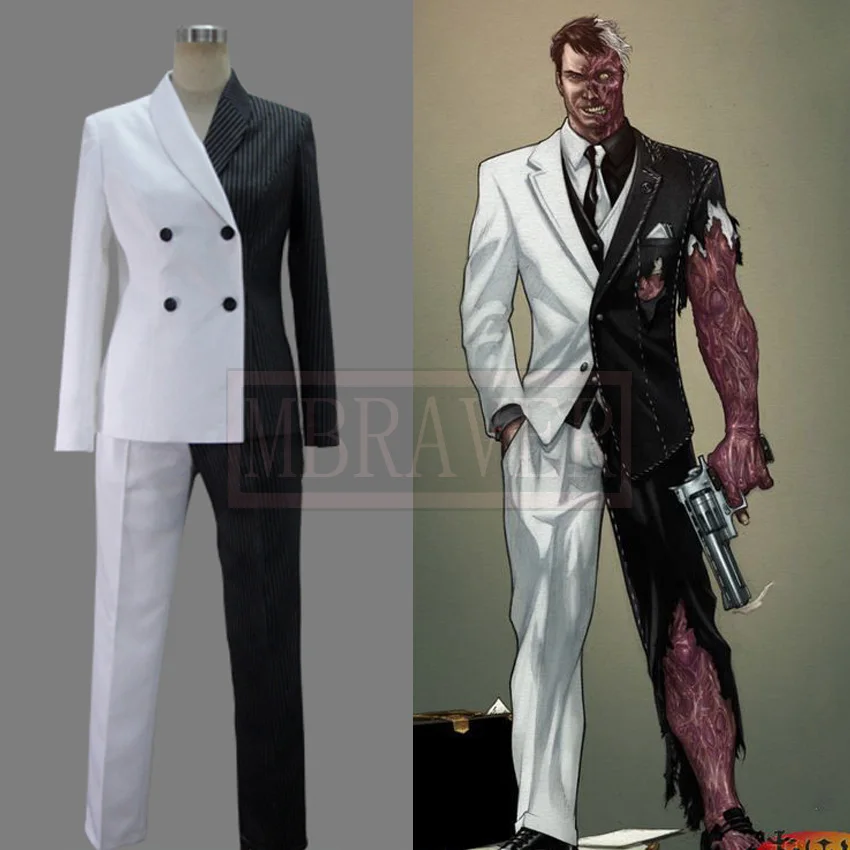 Customized Harvey Dent Aka Two-Face Comic Cosplay Costume Full Set Any Size