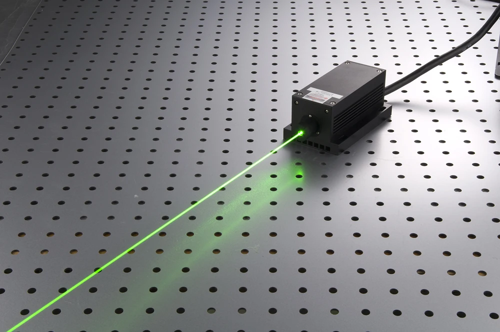 

532nm 100mW Focusing Green Laser Dot Module Diode Fat Beam +TTL Modulation 0-30KHZ with TEC Cooling 85-265V PS-I power supply