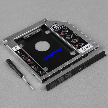 

9.5MM Add 2nd SATA 2.5" Hard Disk Drive HDD SSD Enclosure Caddy Adapter for Lenovo IdeaPad Z50-70 B50-70 B50-30 Z40-70