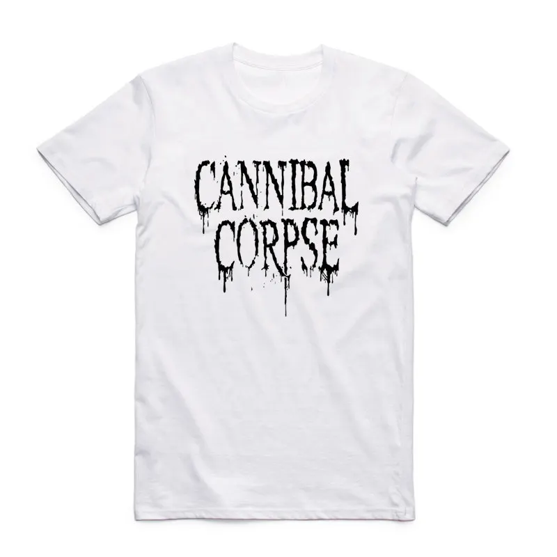 Asian Size Men Print Death Metal Band Cannibal Corpse Fashion T Shirt Summer Casual O-Neck Short Sleeve Homme T-shirt HCP997