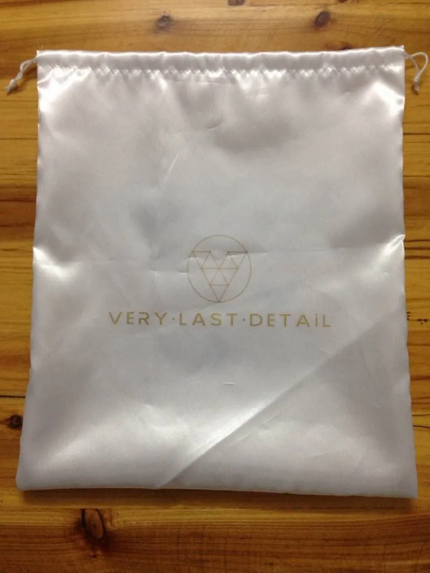 

300pcs satin cheap drawstring bag 6.5*8cm jewelry bag wholesale custom gift pouch with 1 color logo ePacket shipping include