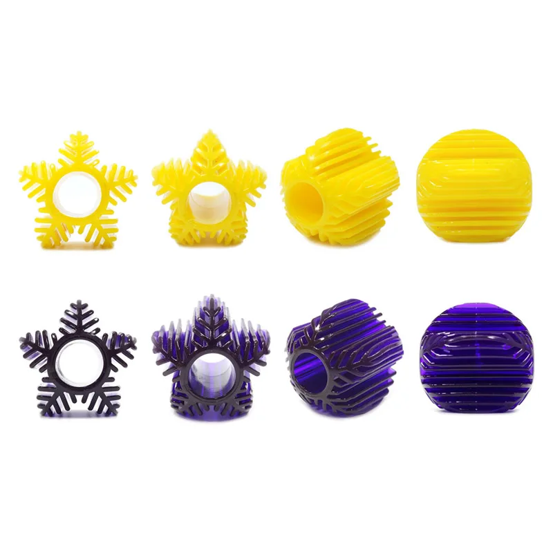 CAITEC Small Dog Toys Snowflake Ball Bouncing Floatable Best for Tossing Chasing