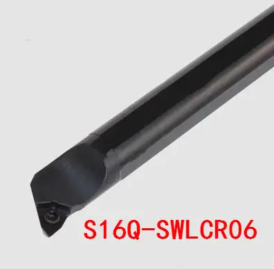 S16Q-SWLCR06 Tornio Tools16mm, Tornio tornio Strumenti Set Indicizzabile CNC Interno Tornitura Strumento Boring Bar Tipo SWLCR/L