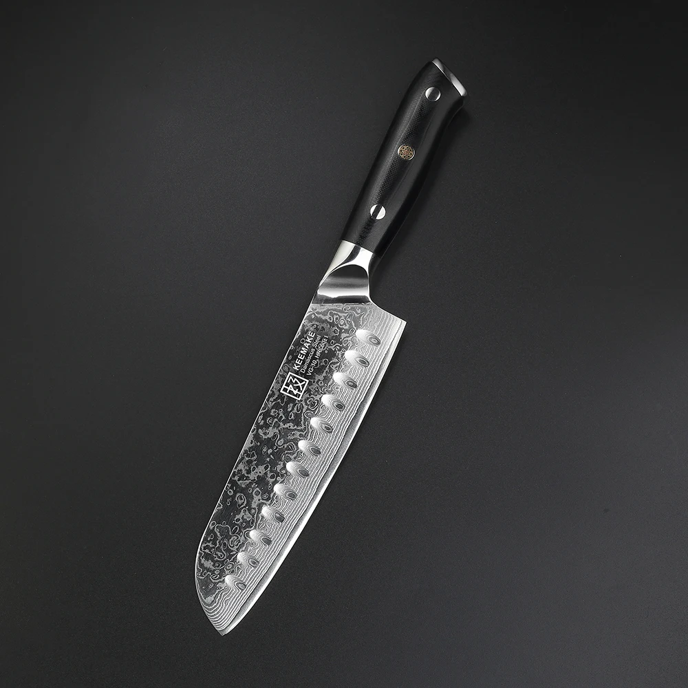KEEMAKE Chef's Knives 1-3PCS/Set 73 Layers VG10 Core Damascus Steel Vegetable Meat Cutting Knife Kitchen Cutlery Slicing Tools view 6