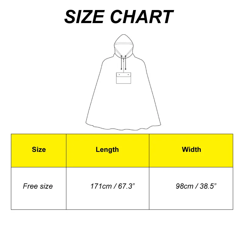 new fashion quality waterproof reusable plastic EVA  women rain cape raincoat men hooded poncho for hiking riding image 3