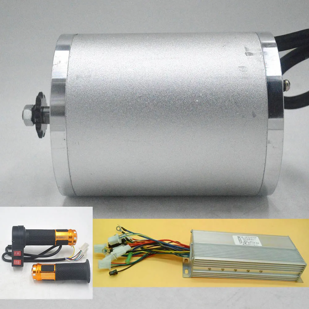 

48V 60V 2000W Electric Motor ebike motor bldc with Brushless Controller Twist Throttle kit for electric bicycle/scooter/tricycle