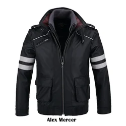 CosZtkhp double cols! Prototype de jeu Alex Mercer veste en cuir PU manteau d'hiver Halloween Cosplay Costumes pour femmes/hommes M-4XL