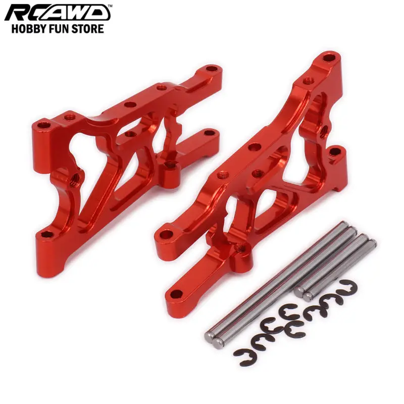 

RCAWD Rear Lower Suspension Arm A-Arm For Rc Hobby Car 1/10 HPI WR8 Series Flux WR80005 107900 Machined Alloy Aluminum 6061-T6