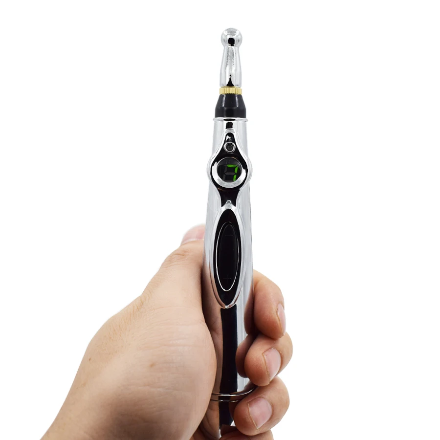 Handheld acupoint pen TENS Point Detector z cyfrowym wyświetlaczem Electro punkt akupunktury stymulator mięśni urządzenie darmowa wysyłka