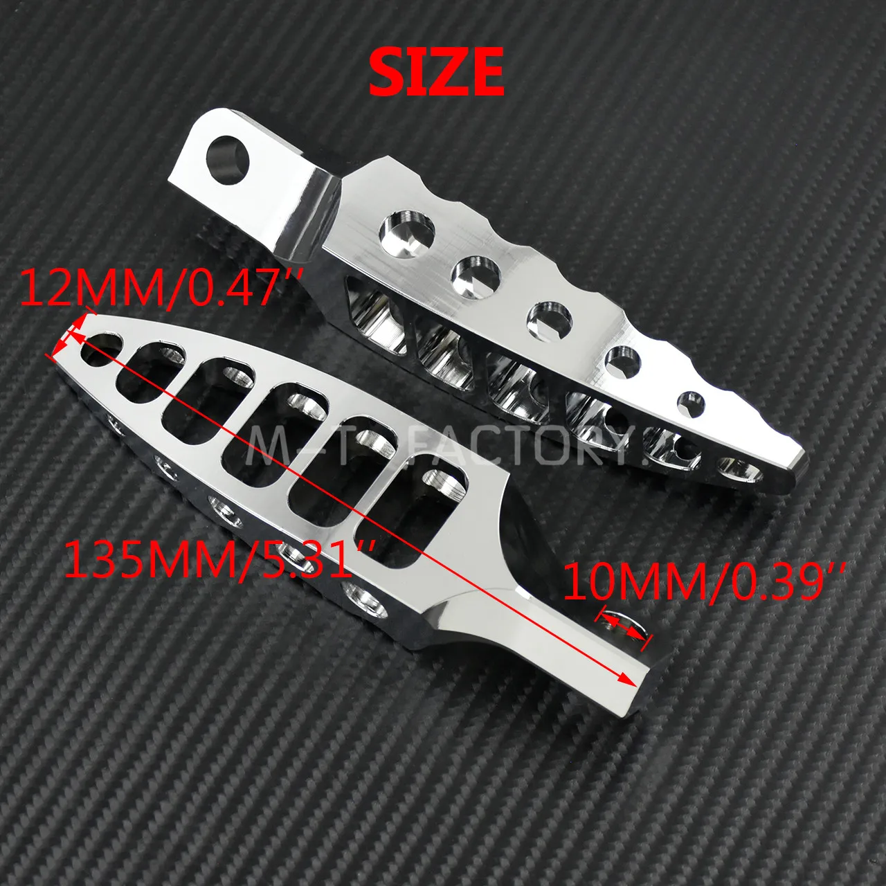 2PCS Motorcycle CNC 45 Degree Male-Mount Footrest Footpegs Foot Pegs For Harley Sportster 883 1200 Touring 93-2023 Dyna Softail