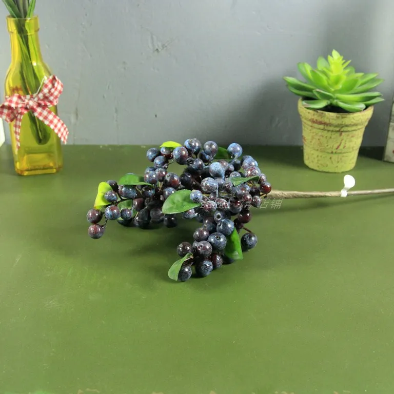 Forest Department of summer berry fruit blueberries berry simulation camera props artificial flower silk flower Mating