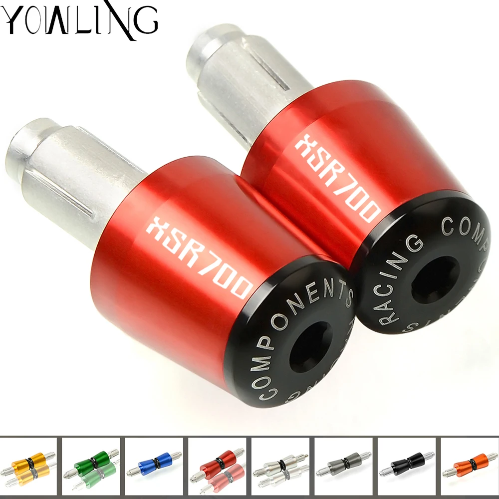 Motorcycle CNC Handlebar Grips Bar Ends Cap Slider CNC Handle bar Grip Bar End For Yamaha XSR700  XSR 700 2015 2016 2017 2018