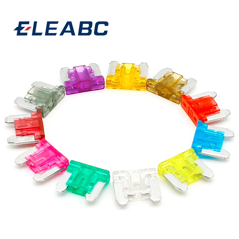 

110pc/bag low profile Mini Auto fuse Kit Boat Blade Fuse Kit Car fuse kit 2A 3A 5A 7.5A 10A 15A 20A 25A 30A 35A 40A each of 10pc