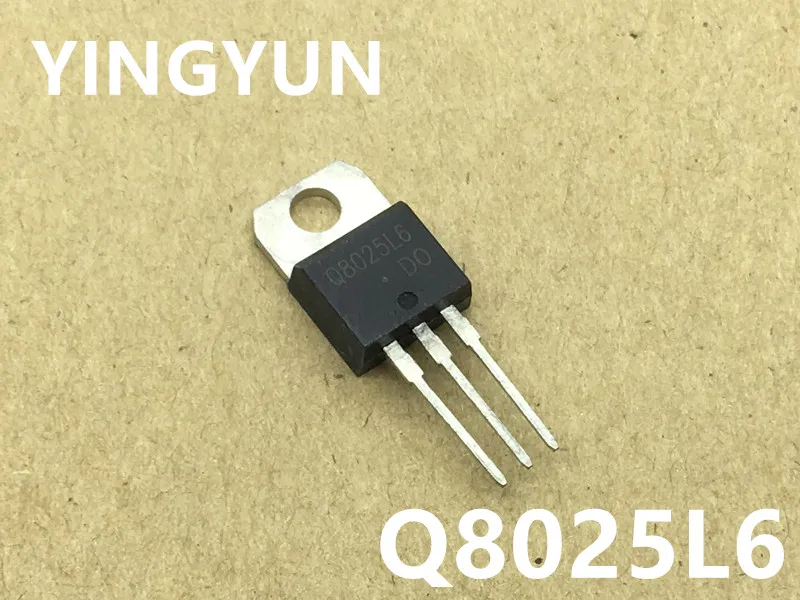 10PCS/lot   Q8025L6 8025L6 TO-220 25A 800V Bidirectional thyristor   New original