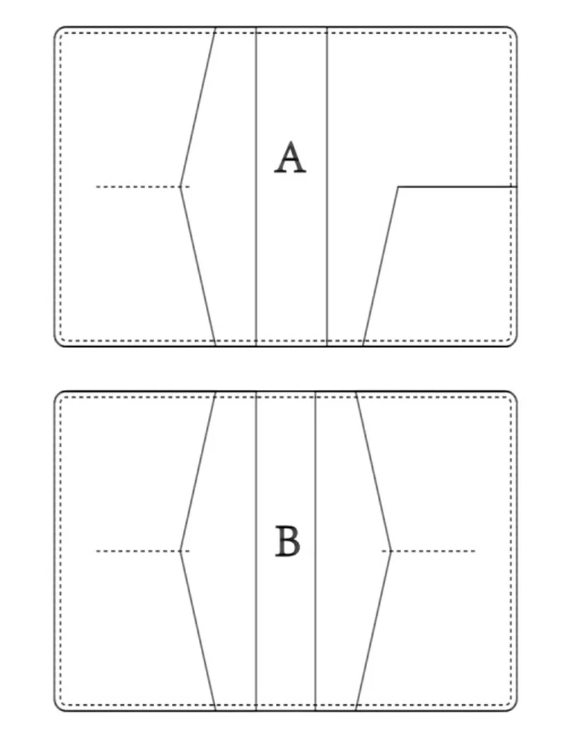 Japan Steel Blade Wood dies for DIY leather craft passport cover die cutting knife mould Template hand punch tool