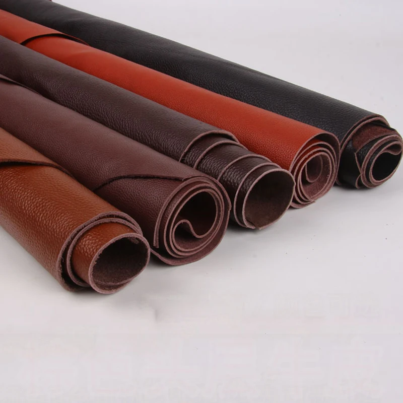 Real crazy horse leather cow leather first layer material 1.4-1.8mm thickness 8 size for choose dark orange color