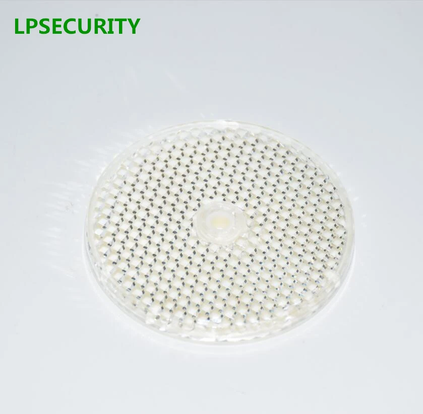 LPSECURITY retroreflective photoelectric sensor proximity switch board/beam photocell sensor round reflector with diameter 84mm