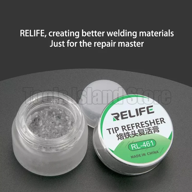RELIFERL soldering iron tip resurrection cream soldering iron head oxidation repair paste cleaning paste repair iron paste