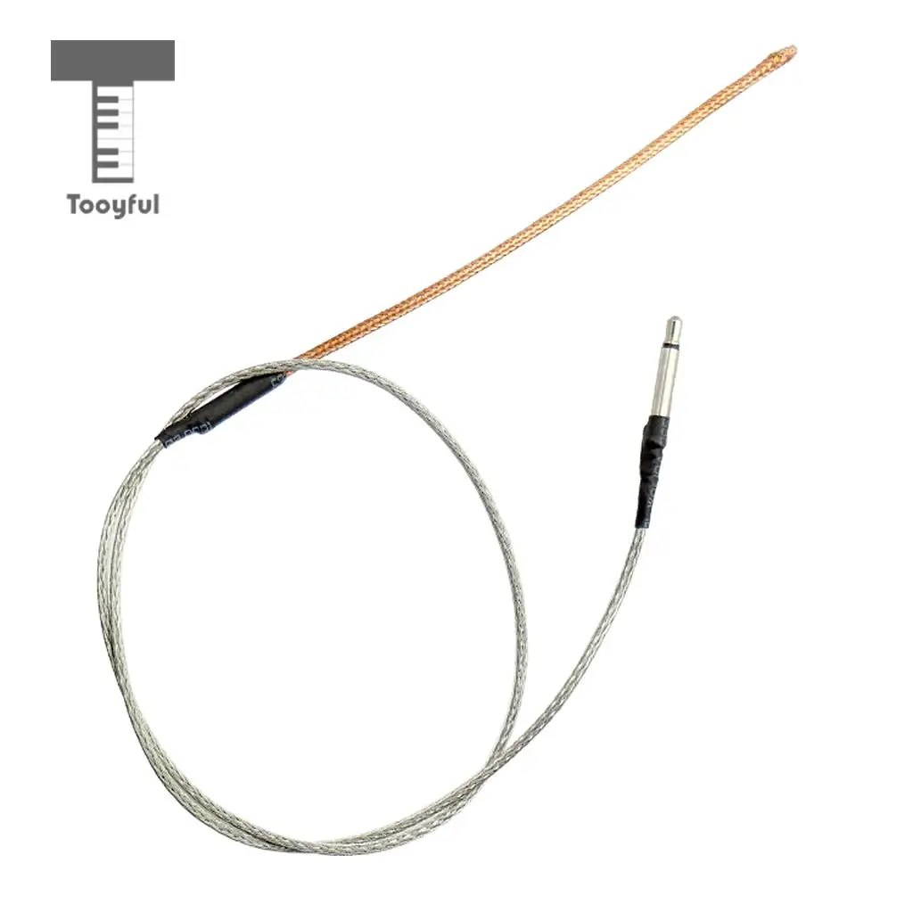 Tooyful Acoustic Guitar Under Saddle Cable Piezo Pickup for EQ Transducer Sensitivity Piezo Bridge Pickup Cable