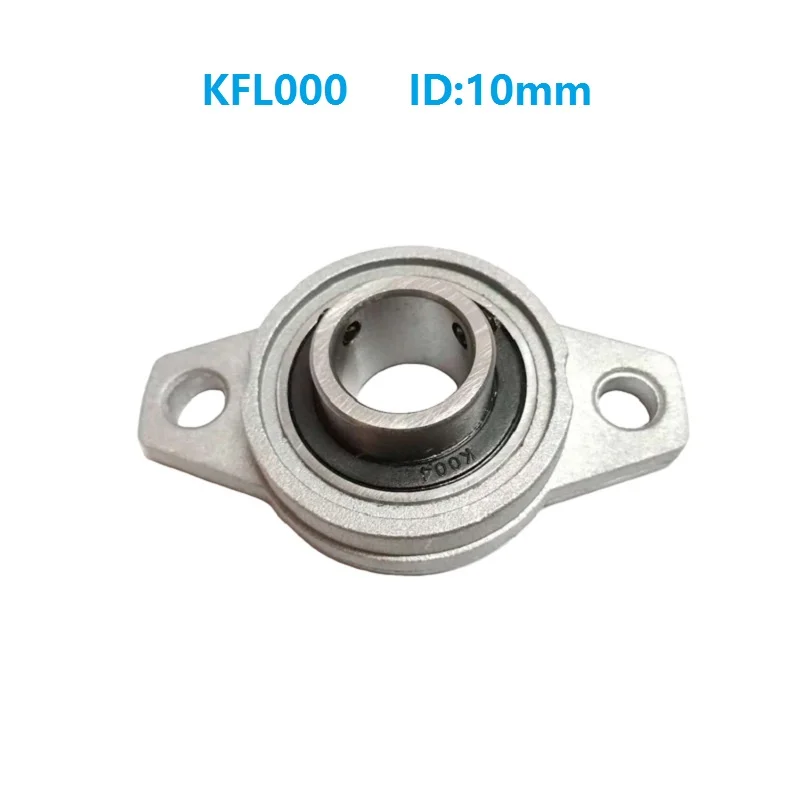 

100pcs/lot KFL000 10mm Bore Size Zinc Alloy Bearing Units 10 mm Flange Pillow Block Bearing For CNC FL000