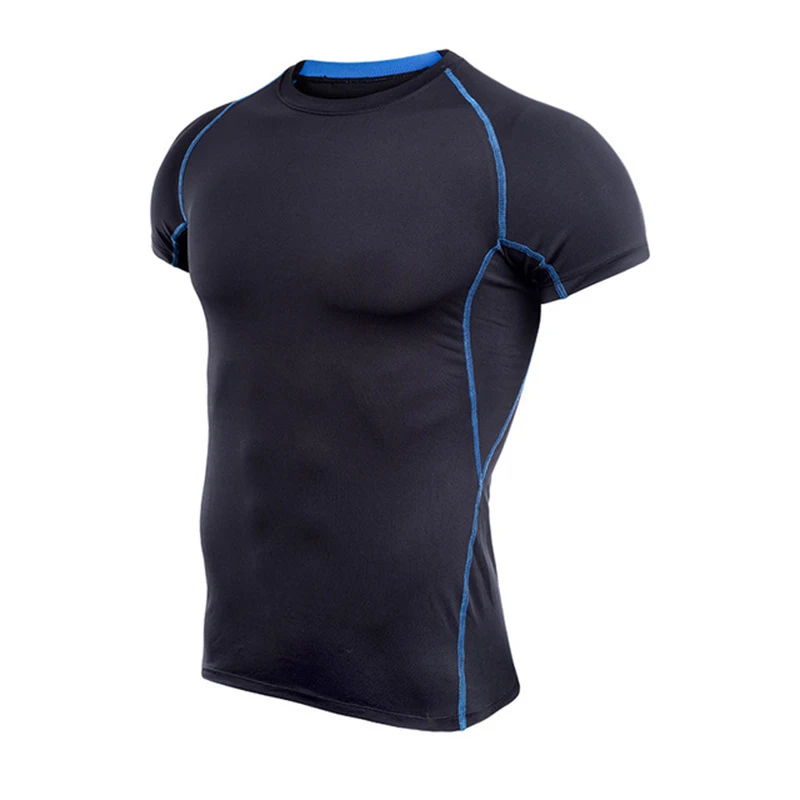 5XL/6XL Plus Size Gym Fitness Compression Sport Shirt 140KG Overweight Men Crossfit Running T-Shirt Quick Dry Jogging Clothing