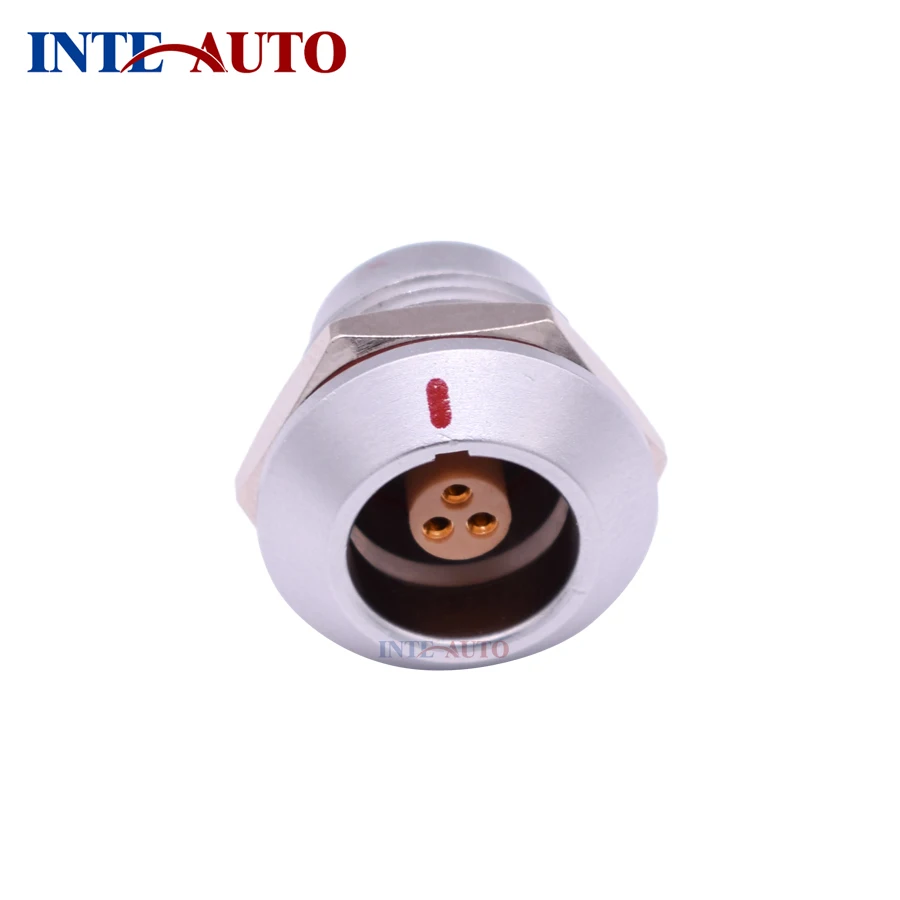 

Water-vacuum receptacle, IP68 electronic 3 Pins circular push pull self latching connector,ZGG.2K.303