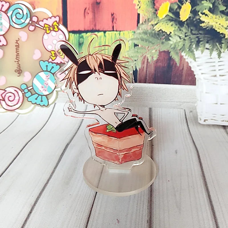 New Old Xian 19 Days Mini Figurines Acrylic Stands Mo Guanshan, He Tian Manga Characters Model Plate Holder Cosplay Gift