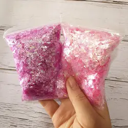 20g Candy Paper 17colors Slime Shell Paper Filler Clay Toy DIY Slime Accessories Decoration Jelly Mud Hand Gum Clay Kids