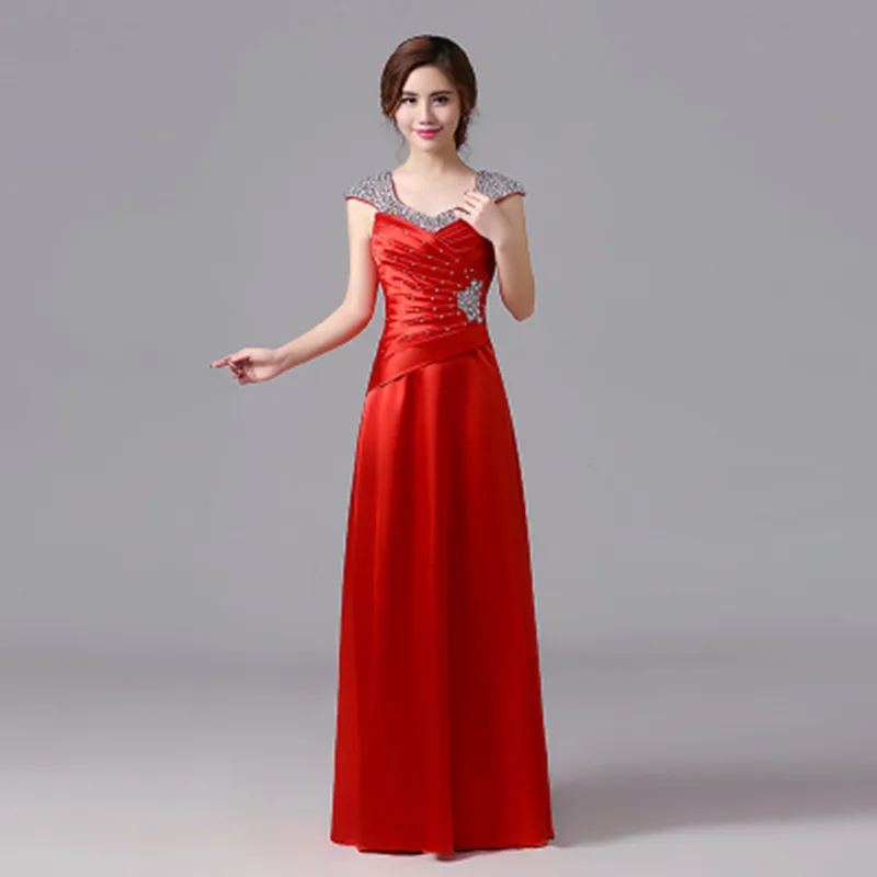 JYHS-007#new 2024 spring summer fashion One-shoulder Bridesmaid Dresses bride wedding party prom dress wine red cheap wholesale