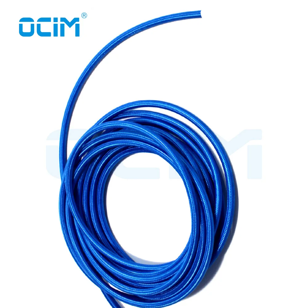 4M Gas Hose And Water Hose ∅ 5*8mm Braided Black  Blue  Red For  Tig Torch