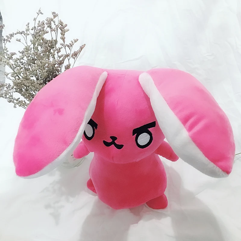 1Pc Overwatches Roze Dva Konijn Pluche Kussen Speelgoed Ow Game Over Horloge Zachte Dva Kussen Cosplay Kussens Kids Speelgoed geschenken