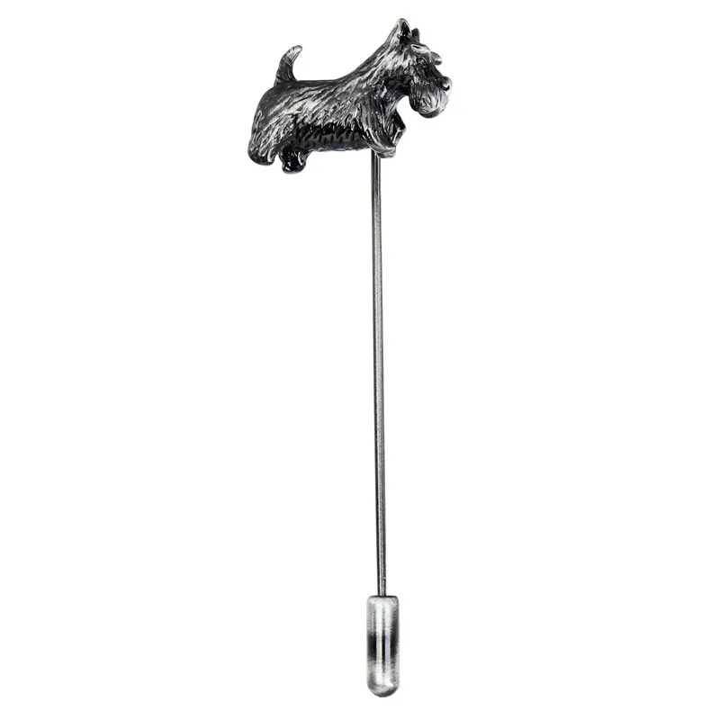 

Cute Dog Brooch Pins Novelty Design Long Lapel Pin for Men Shirt HAWSON