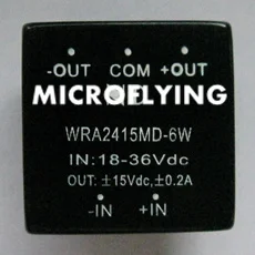 2pcs WRA2415MD-6W new power module 24v to dual 15V output isolated dc dc converter