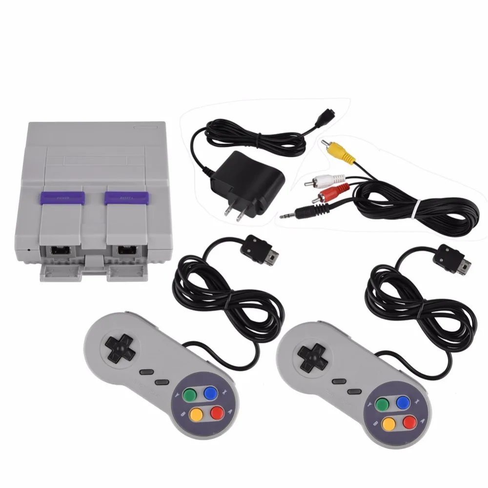 NEW 16 Bit Games!! Retro Mini TV Video Game Console with 94 Built-in Different 16 Bit Games For Snes Two Gamepads AV Out