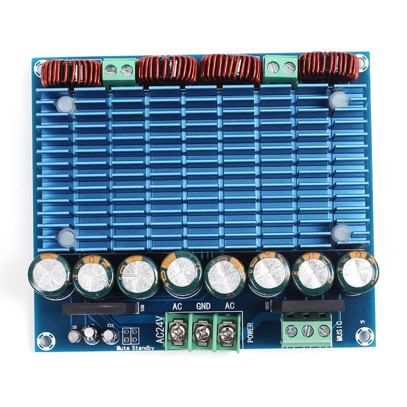 XH-M252 Super Power TDA8954 TH Dual channel  Chip Class D Digital Amplifier Board Audio Amplifier Board 420W+420W