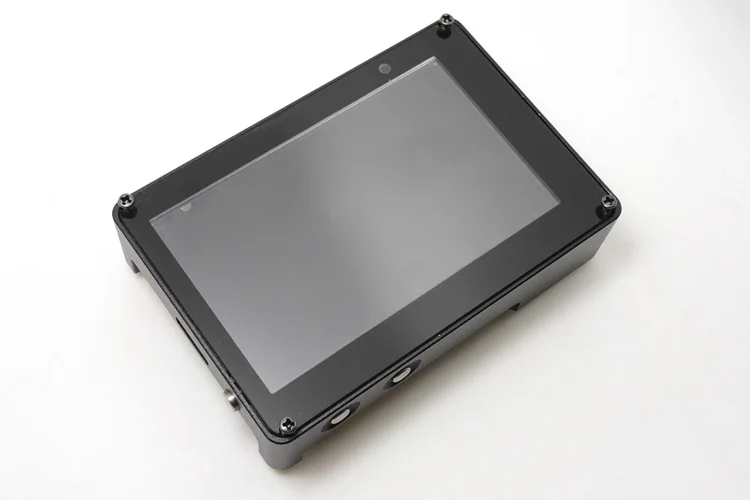 UGEEK Raspberry Pi Aluminium CNC fall Kit Für UGEEK HD 3,5 zoll screen Raspberry Pi 3B 2B 3B + 4B | Passive WiFi & Bluetooth